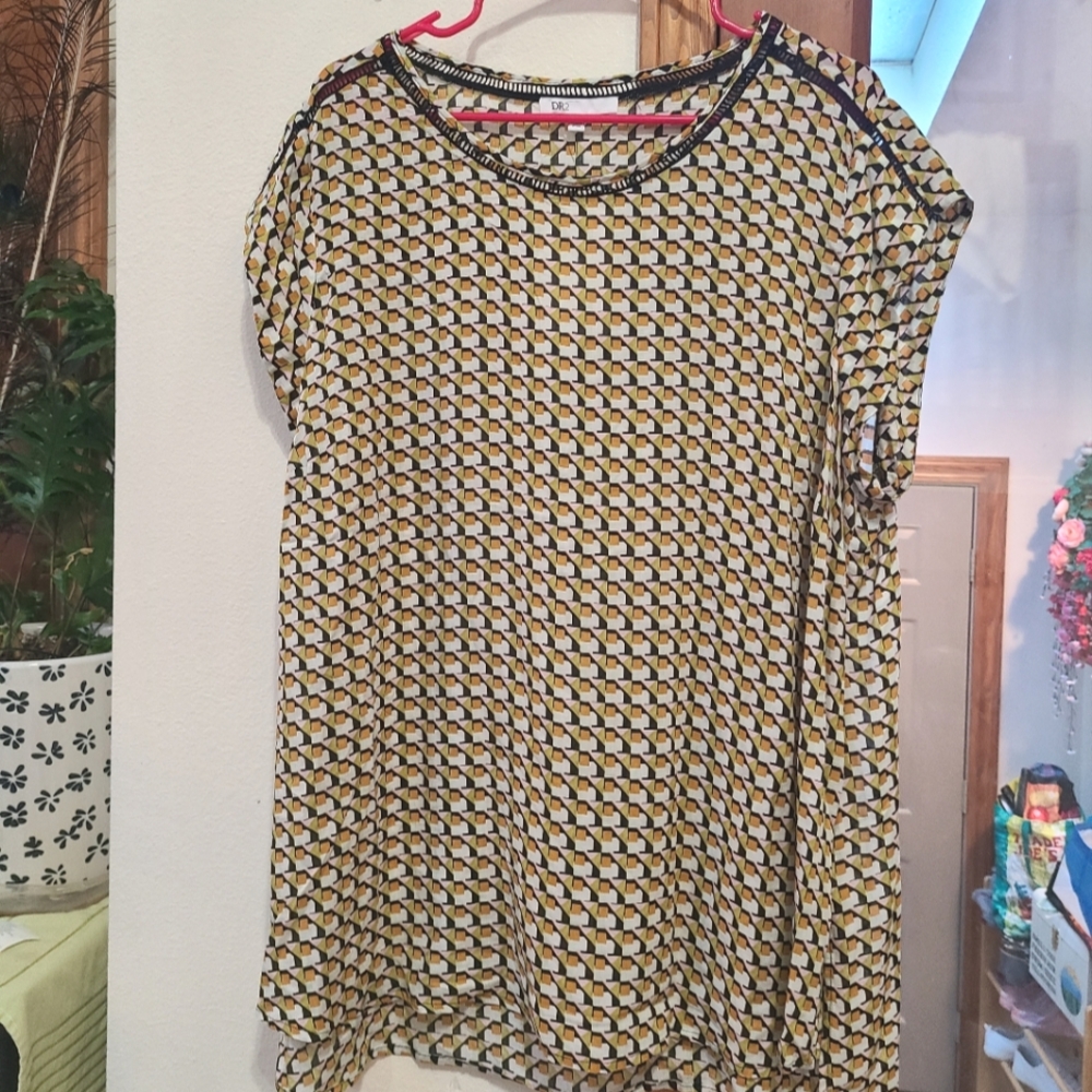 🆕️Nordstrom Rack DR2 Abstract Plus Size Top NWT